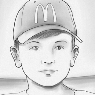 Titel- McDonalds Junge